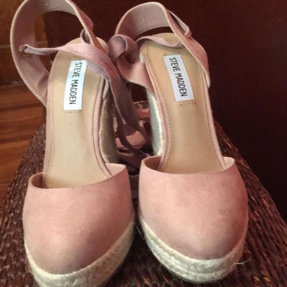 Blush Pink Wedges